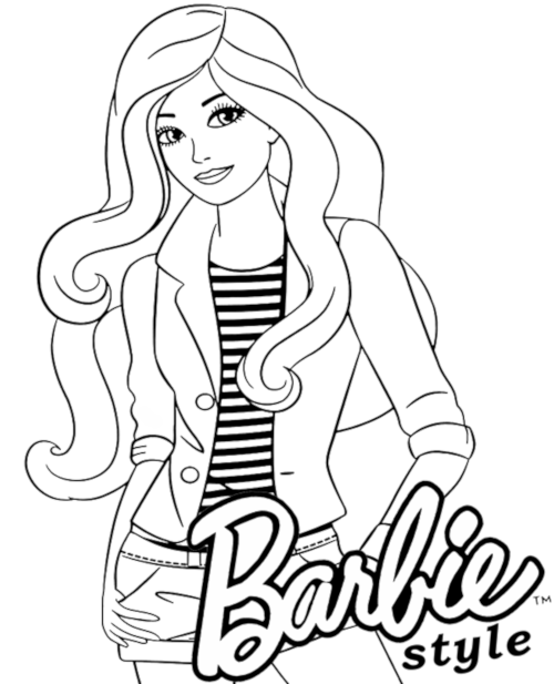 Barbie coloring sheets